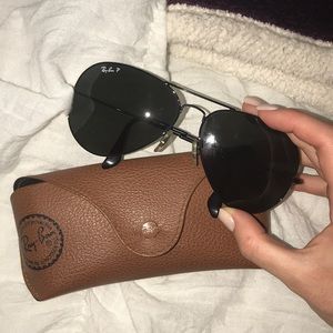 Ray-Ban Polarized Aviators 58mm